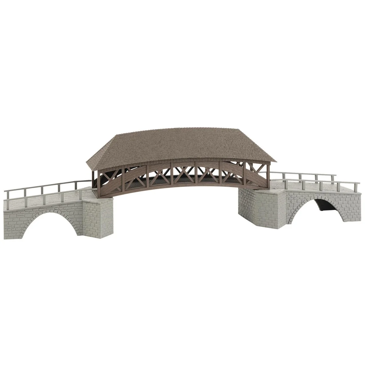 Faller 191774 Model Kit, Old Wooden Bridge