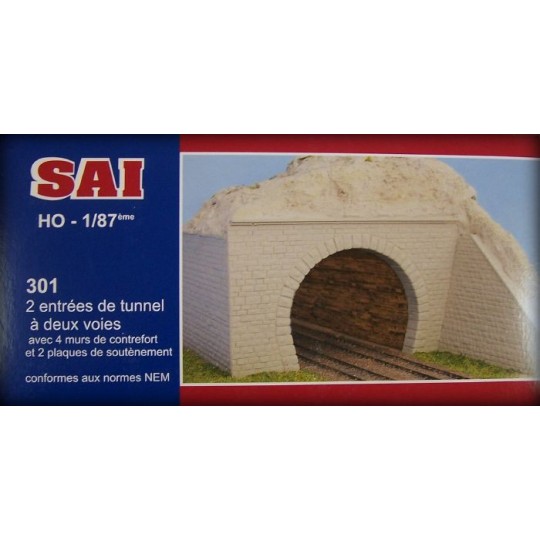 Sai 301 Model, two double-track tunnel entrances - Sai - Sai_301 Sai_301-Sai 301 Model, two double-track tunnel entrances - Sai_301