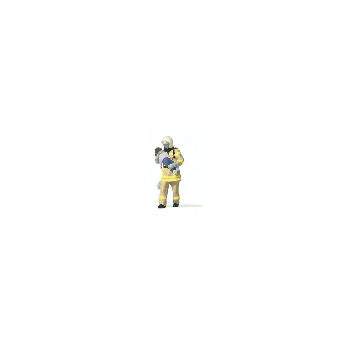 Preiser 28252 Character, Firefighter rescuing a child Preiser 28252 Character, Firefighter rescuing a child