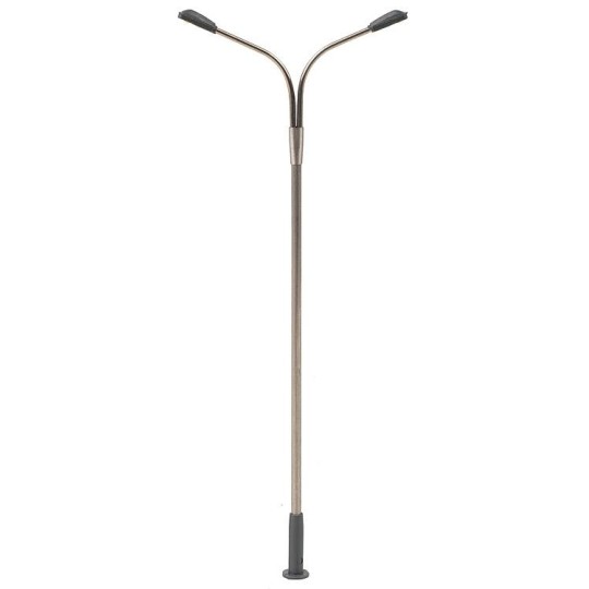Faller_180101-Faller 180101 Lighting, Double Floor Lamps 10cm, with LEDs (x3)