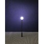 Faller_180104-Faller 180104 Eclairage, Réverbère de parc LED, lampe boule rapportée 7.1cm, avec LED (x3)