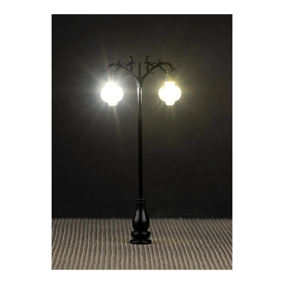 Faller 180107 Lighting, LED Park Street Light, Double Hanging Ball ...