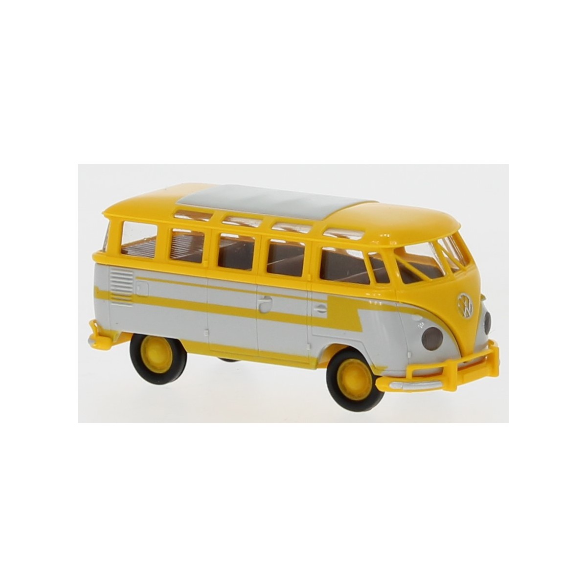 Brekina 31845 Volkswagen Samba T1b, gray and yellow - Sai_31845