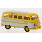 Sai_31845-Brekina 31845 Volkswagen Samba T1b, gris et jaune