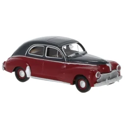 Brekina 29060 Peugeot 203, Two-Tone Gray / Bordeaux - Brekina_29060