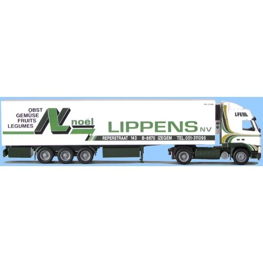 AWM_54520-AWM 54520 Camion Volvo FH Glob., Semi-remorque Frigorifique, "Lippens"