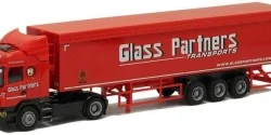 AWM 74490 Camion Scania 09 Highl. Aerop., Semi-remorque "Glass Partners" AWM AWM_74490 - 1