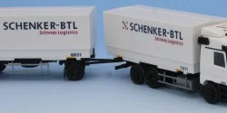 AWM 6526.02 Camion Mercedes L et remorque 2 essieux, Schenker BTL AWM AWM_6526.02 - 1