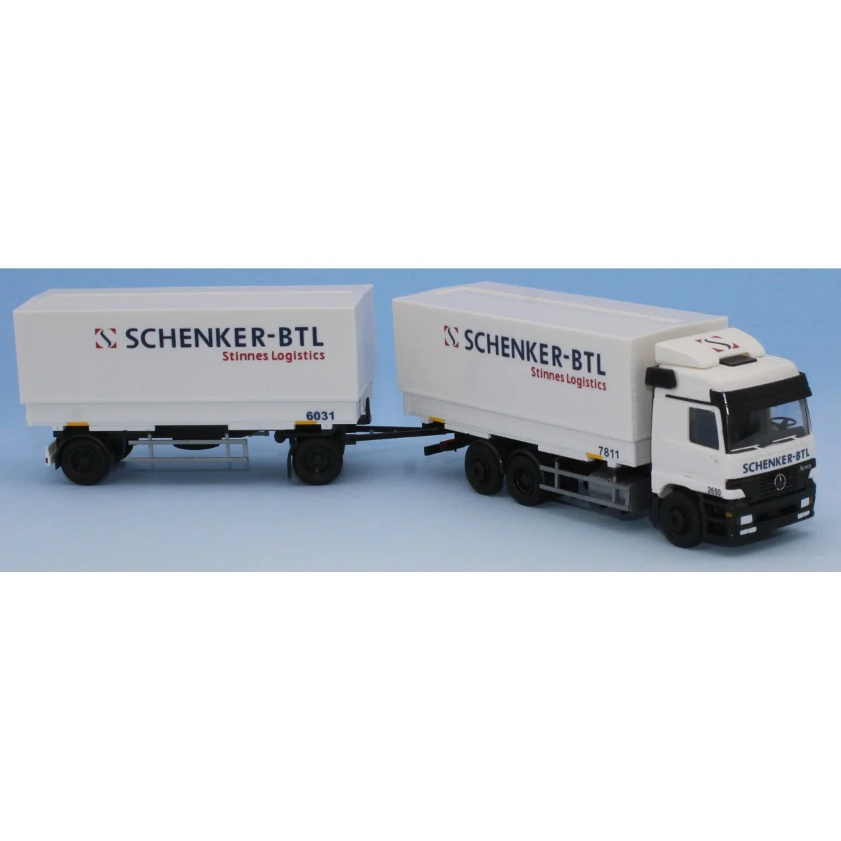AWM 6526.02 Mercedes L truck and 2-axle trailer, Schenker BTL