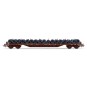 HE6033-Electrotren HE6033 Flat wagon with shoring MMQ, RENFE, delivered brown, loaded with wire reels