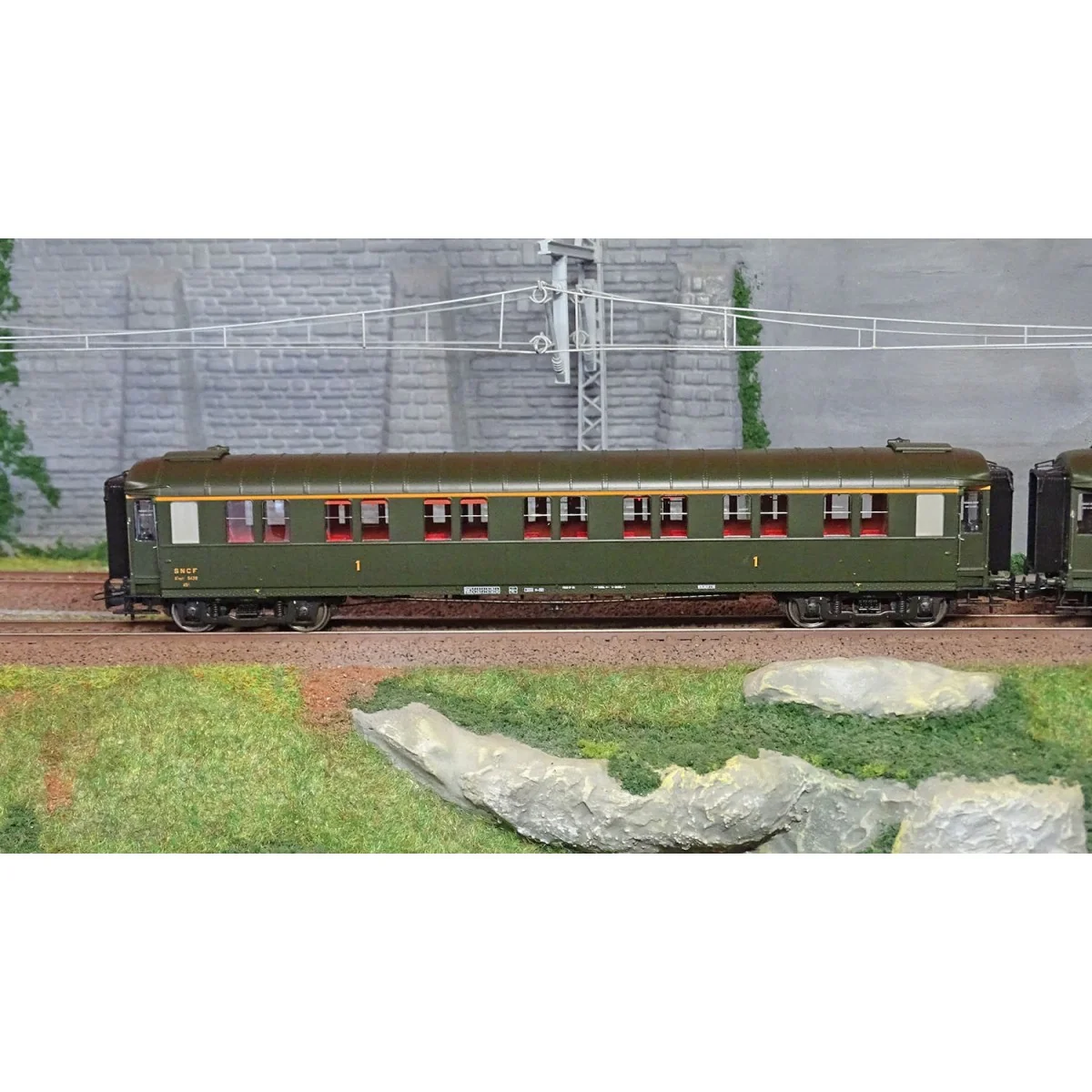 Ree models VB456 Set of 3 metallic passenger cars, ex-PLM, SNCF, A7...