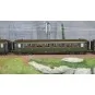 VB-456-Ree modeles VB456 Set de 3 voitures voyageurs métallisées, ex-PLM, SNCF, A7 et B8, ep. III