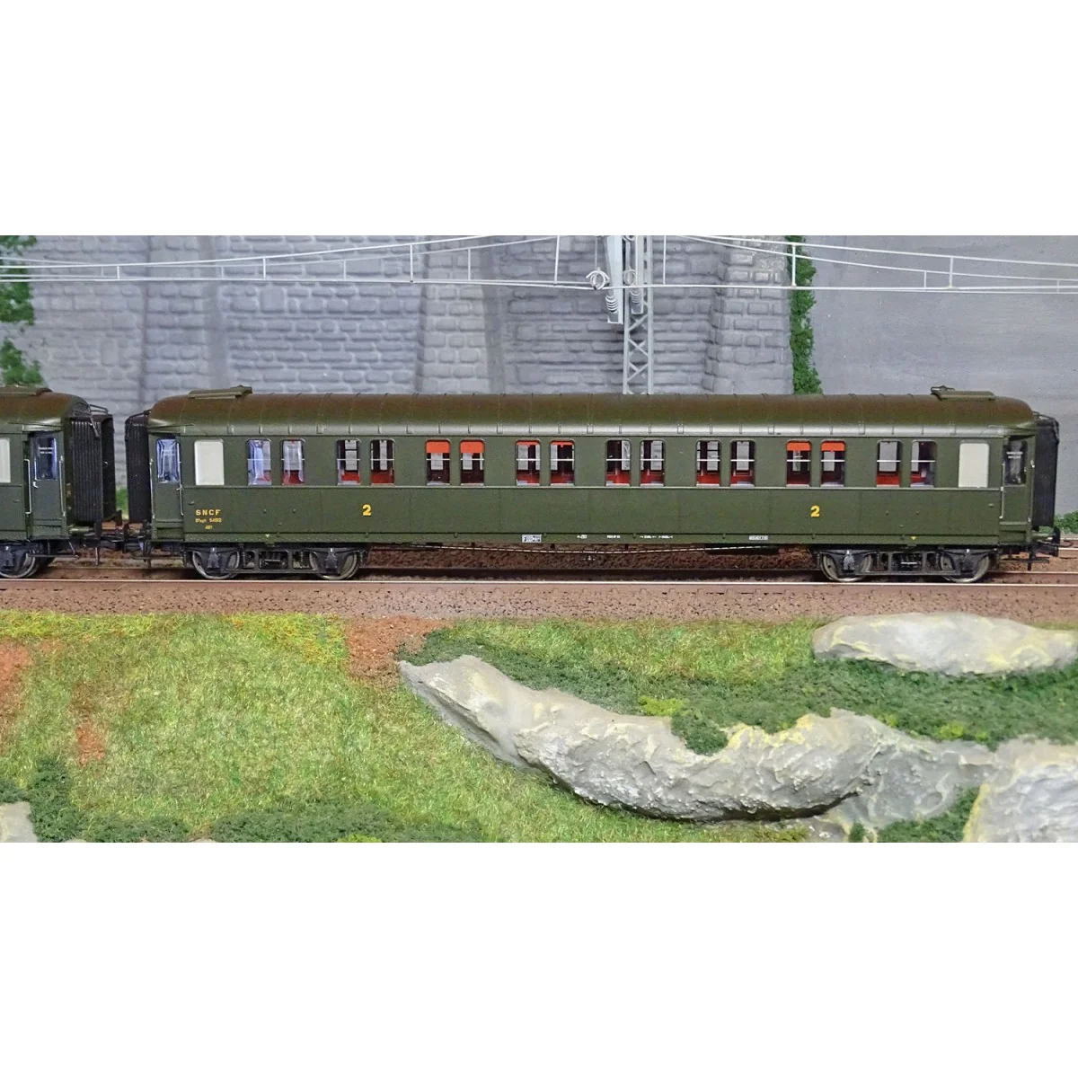Ree models VB456 Set of 3 metallic passenger cars, ex-PLM, SNCF, A7... Ree models VB456 Set of 3 metallic passenger cars, ex-PLM, SNCF, A7...