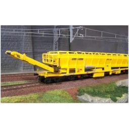 Kibri 26150 Plasser & Theurer MFS 100 wagon, ballast transport (ass...