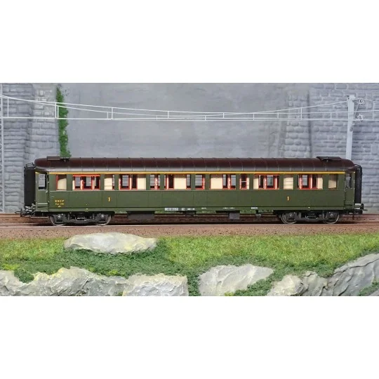 VB-454-Ree models VB454 Metallic passenger car, ex-PLM, SNCF, A7, green 306, ep. III