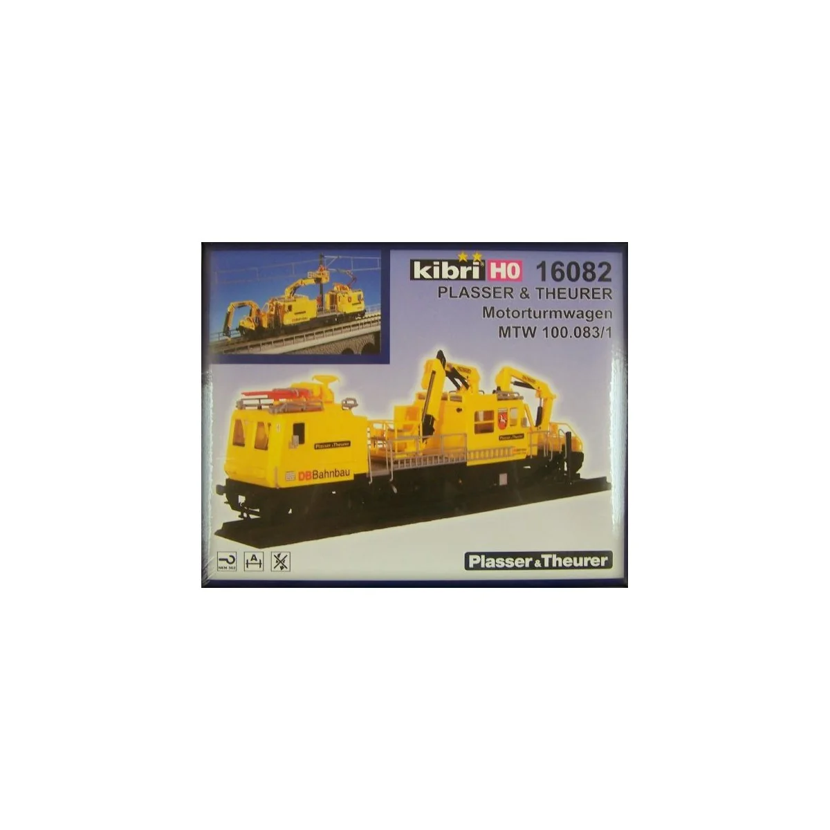 Kibri 16082 Locomotive for catenary repair Plasser & Theurer, MTW 1...