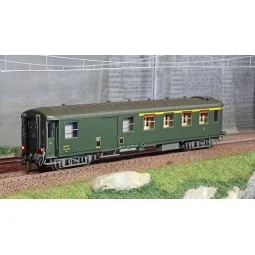 Ree Models VB460 Metallic passenger car, ex-PLM, SNCF, A4D, green 3...