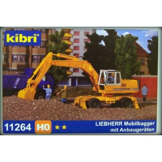 Kibri 11264 Liebherr 922 Wheeled Excavator - Kibri - Kibri_11264 Kibri_11264-Kibri 11264 Liebherr 922 Wheeled Excavator - Kibri_11264