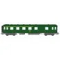 VB-462-Ree modeles VB462 Voiture voyageurs métallisée, ex-PLM, SNCF, A4D, vert 301, ep. IV, feux fin de convoi