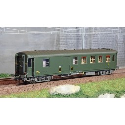 Ree models VB464 Metallic passenger car, ex-PLM, SNCF, B4D, green 3...
