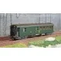 Ree models VB466 Metallic passenger car, ex-PLM, SNCF, B4D, green 3... VB-466-Ree models VB466 Metallic passenger car, ex-PLM, SNCF, B4D, green 301, ep. IV