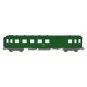 VB-465-Ree modeles VB465 Voiture voyageurs métallisée, ex-PLM, SNCF, B4D, vert 301, ep. IV, feux fin de convoi