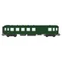 VB-467-Ree modeles VB467 Voiture voyageurs métallisée, ex-PLM, SNCF, B4D, vert 306, feux fin de convoi, sauvegardée MFPN