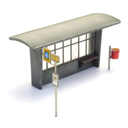 Arti_10.378-Kit abris en béton pour bus et train (3x) - Artitec 10.378