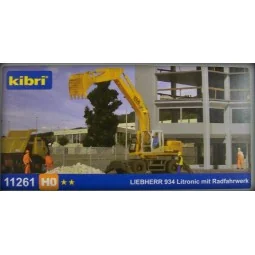 Kibri 11261 Liebherr 934 Wheeled Excavator - Kibri_11261