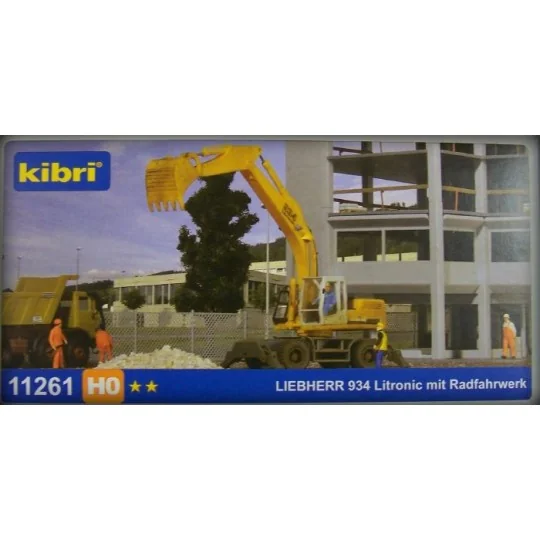 Kibri 11261 Liebherr 934 Wheeled Excavator - Kibri - Kibri_11261 Kibri_11261-Kibri 11261 Liebherr 934 Wheeled Excavator - Kibri_11261