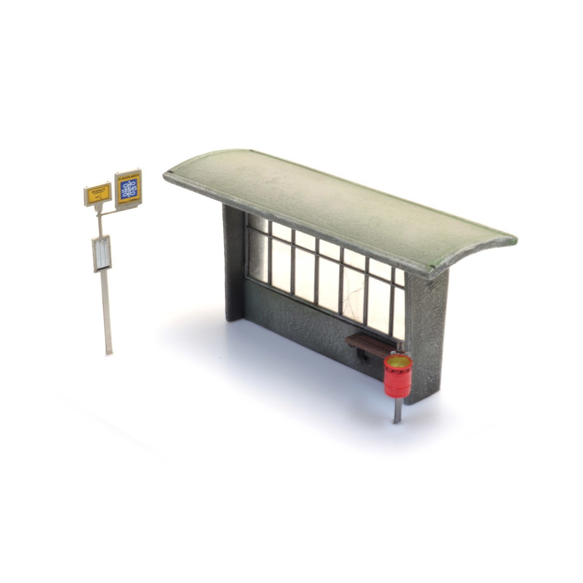 Artitec 10.378 Kit abris en béton pour bus et train (3x) Artitec Arti_10.378 - 2