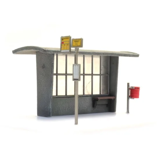 Arti_10.378-Kit abris en béton pour bus et train (3x) - Artitec 10.378