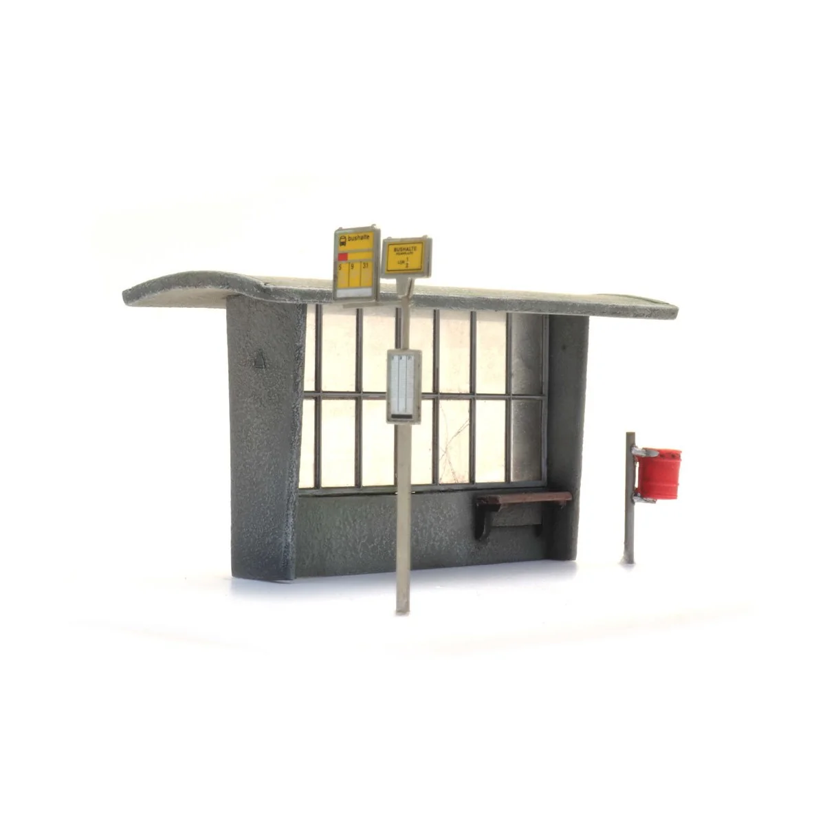 Artitec 10.378 Concrete shelter kit for buses and trains (3x) Artitec 10.378 Concrete shelter kit for buses and trains (3x)