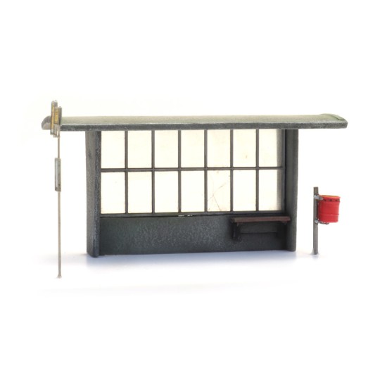 Arti_10.378-Artitec 10.378 Concrete shelter kit for buses and trains (3x)