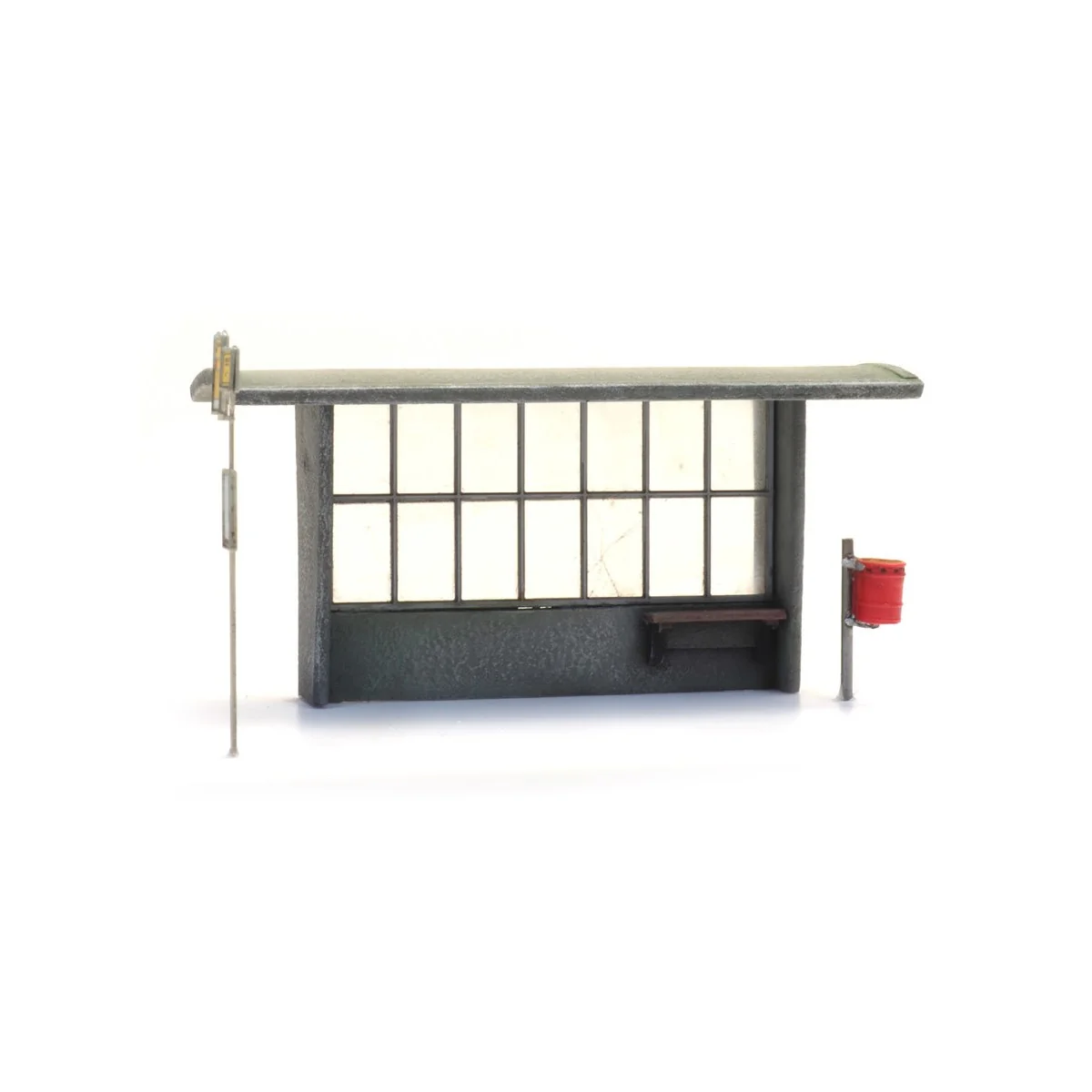 Artitec 10.378 Concrete shelter kit for buses and trains (3x) Artitec 10.378 Concrete shelter kit for buses and trains (3x)