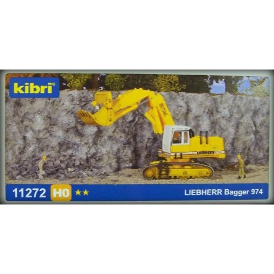 Kibri_11272-Kibri 11272 Pelle à chenille Liebherr Bagger 974