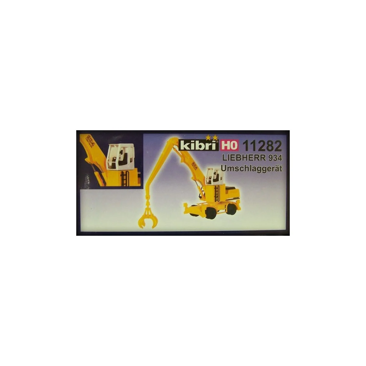 Kibri 11282 Liebherr 934 wheeled excavator, with grapple - Kibri - ...