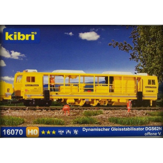 Kibri_16070-Kibri 16070 Engin de montage de voies Plasser & Theurer, Dynamic stabilisateur DGS62N
