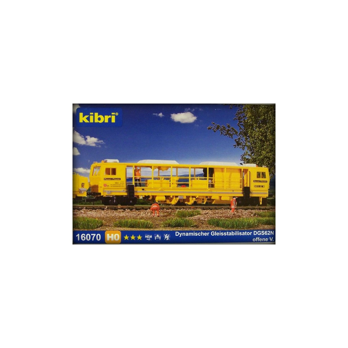 Kibri 16070 Engin de montage de voies Plasser & Theurer, Dynamic stabilisateur DGS62N Kibri Kibri_16070 - 1