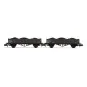 Arnold HN6492 Set of 2 TTouw type open wagons (with low side panels... HN6492-Arnold HN6492 Set of 2 TTouw type open wagons (with low side panels), loaded with coal, SNCF, N scale
