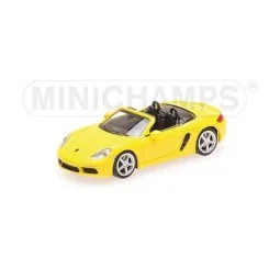 Minichamps 870065132 Porsche 718 Boxster 2016, yellow - Busch_87006...