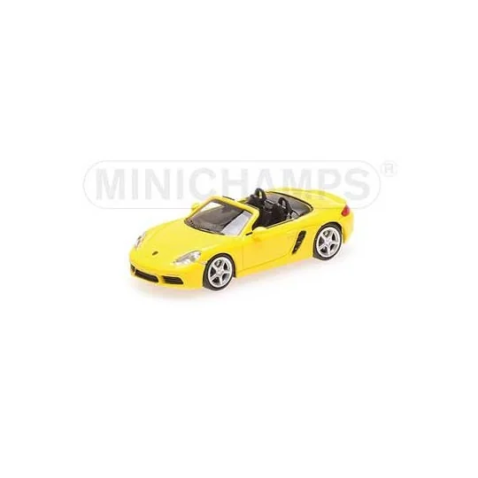 Busch_870065132-Minichamps 870065132 Porsche 718 Boxster 2016, jaune