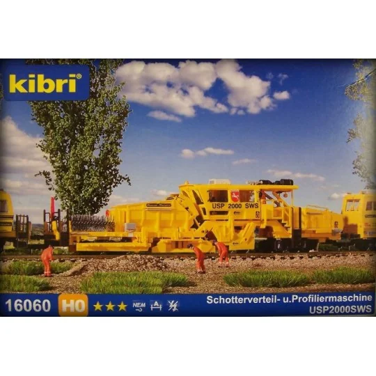Kibri_16060-Kibri 16060 Engin de montage de voies USP 2000 SWS, profileuse