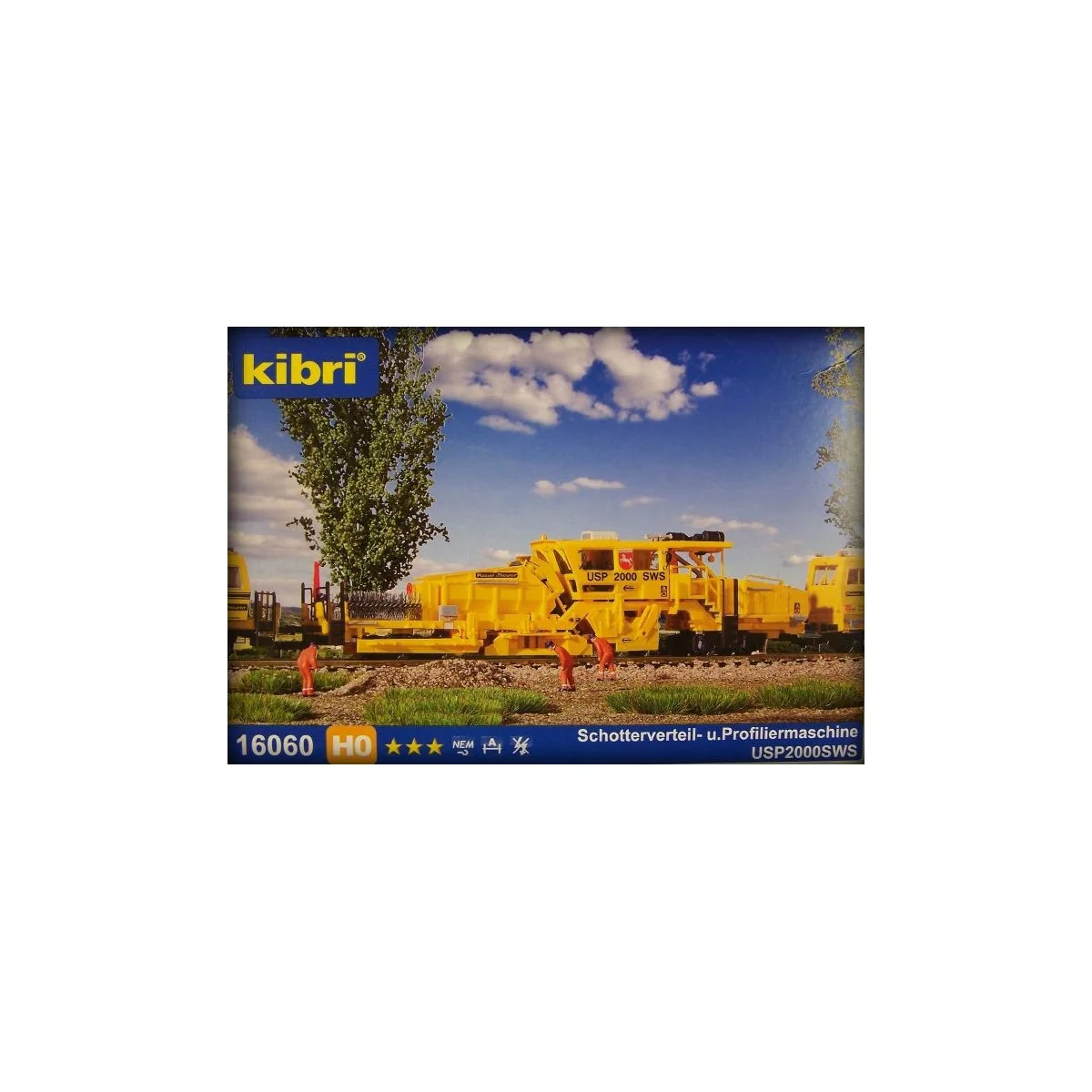 Kibri 16060 Engin de montage de voies USP 2000 SWS, profileuse Kibri Kibri_16060 - 1