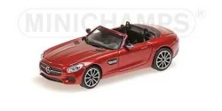 Minichamps 870037134 Mercedes AMG GT S cabriolet 2017, rouge Busch véhicule Busch_870037134 - 1