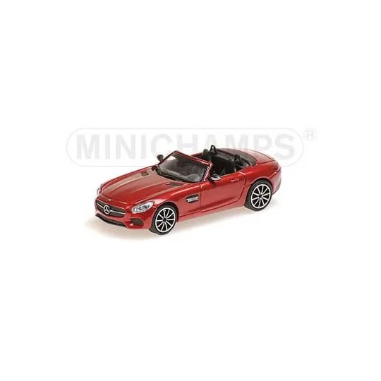 Busch_870037134-Minichamps 870037134 Mercedes AMG GT S convertible 2017, red
