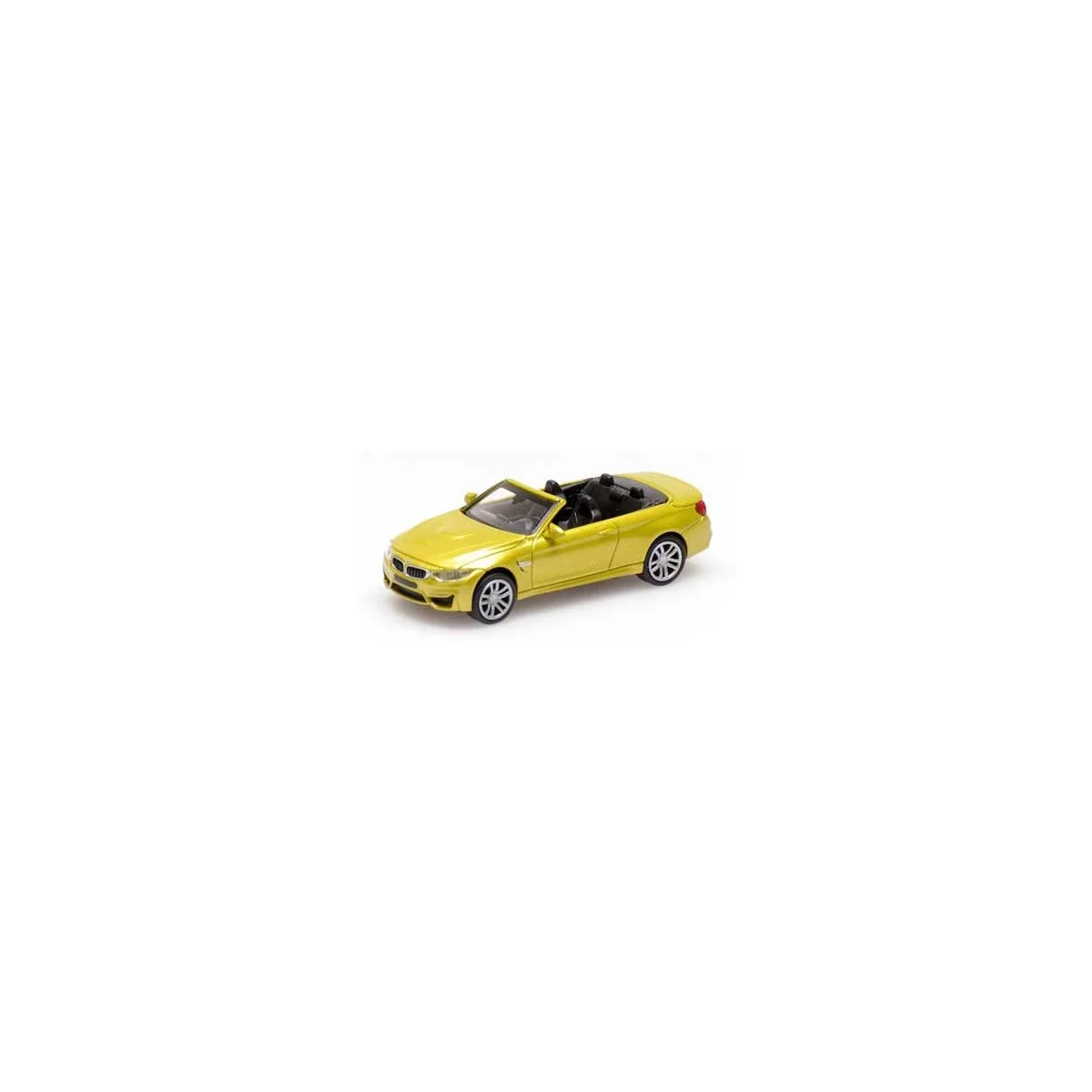 Minichamps 870027234 BMW M4 cabriolet 2015, jaune métal Busch véhicule Busch_870027234 - 1