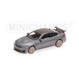 Busch_870027100-Minichamps 870027100 BMW M4 GTS 2016, matte grey / carbon roof / orange rims