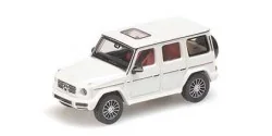 Minichamps 870037402 Mercedes Classe G500 2018, blanc Busch véhicule Busch_870037402 - 1