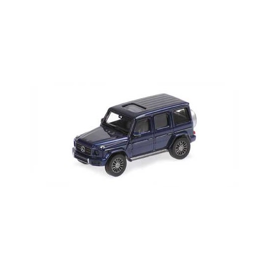 Busch_870037401-Minichamps 870037401 Mercedes G500 2018, blue